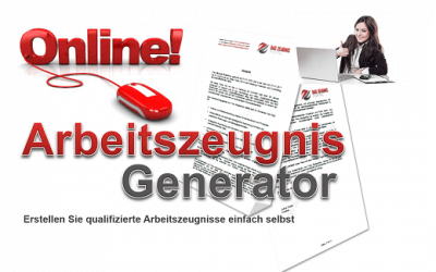 Arbeitszeugnis erstellen. Jetzt. Online.